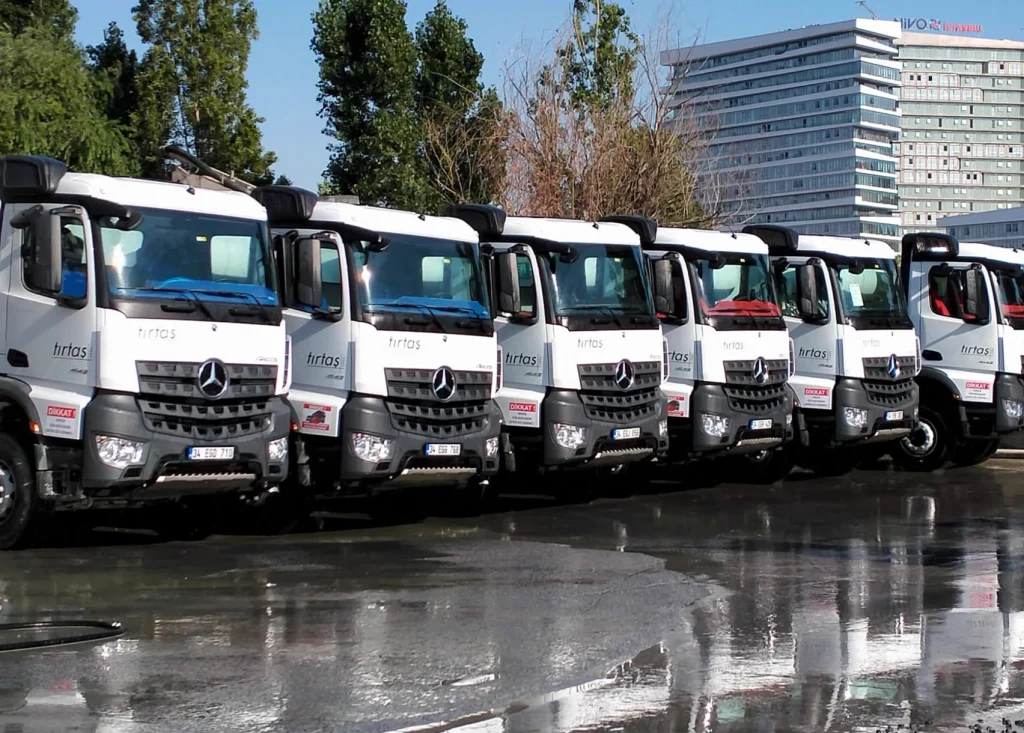 Tırtaş concrete mixer fleet
